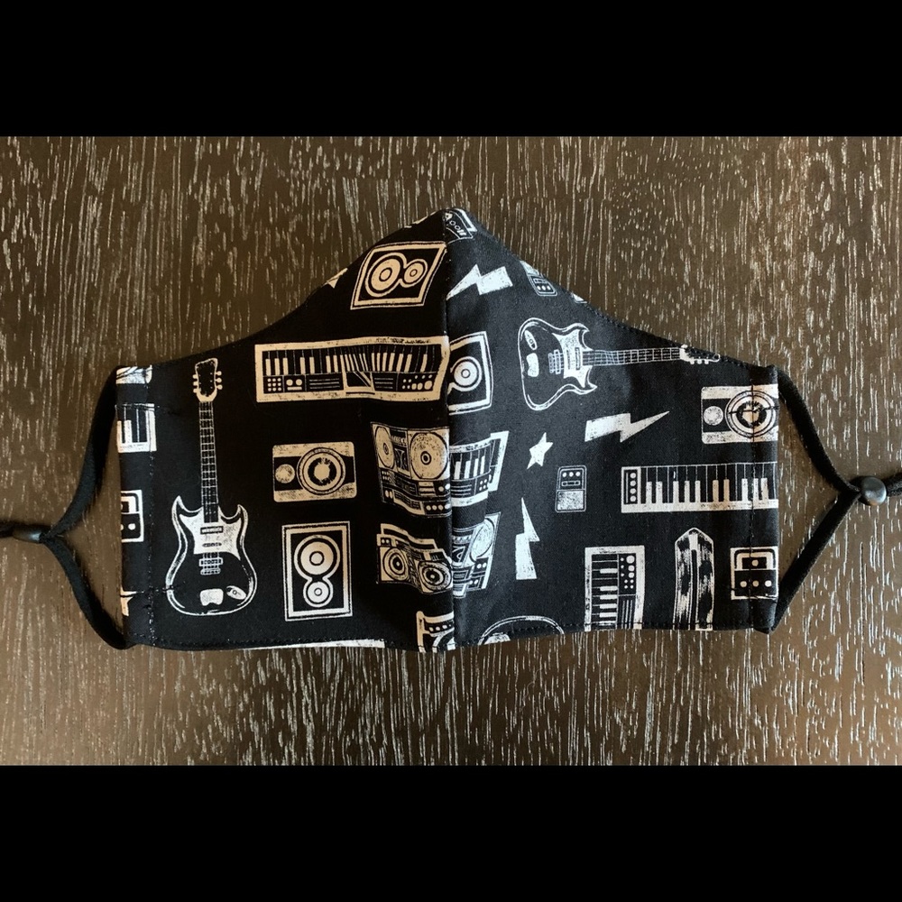 Fitted Music themed mask